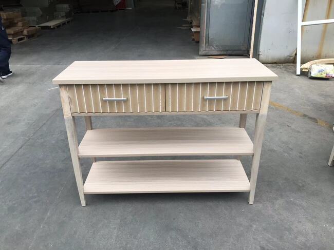 TV Console w/ 2 Drawers & 2 Shelves | 120x42x90cm