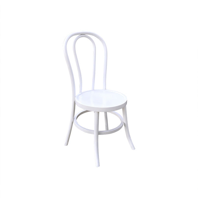 Bentwood Dining Chair White (Stackable) | 41 x 40.5 x 93cmh