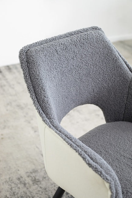 Venera Grey/Cream Armed Dining Chairs | 59 X 59 X 86cm set of two