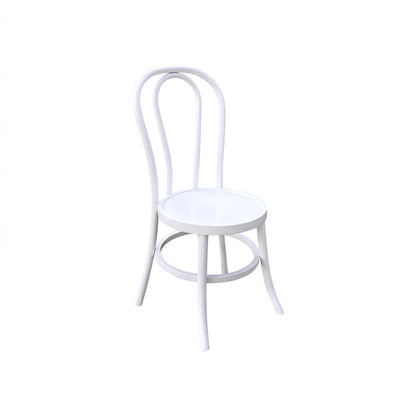 Bentwood Dining Chair White (Stackable) | 41 x 40.5 x 93cmh