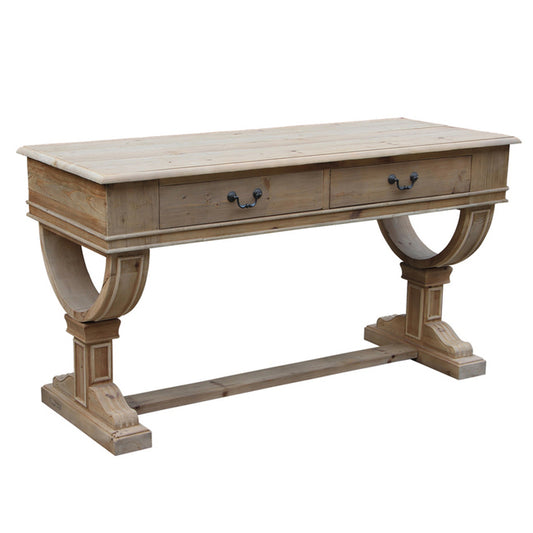 Curtis 2 Drawer Petite Console Natural | 150x61x82cmh