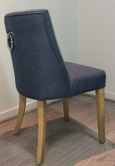 Ophelia Dining Chair Denim Blue | 49x55x89cmh
