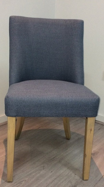 Ophelia Dining Chair Denim Blue | 49x55x89cmh