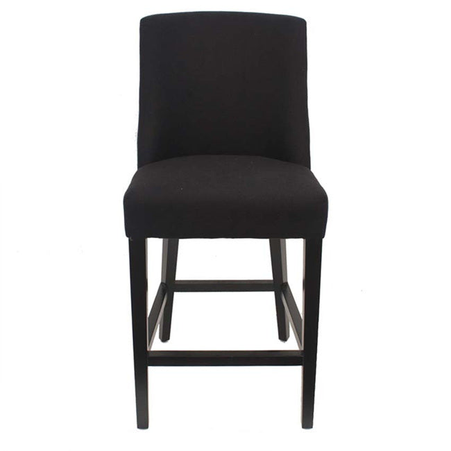 Ophelia Tall Barstool Black Chrome Ring | 49x61x115cmh