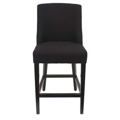 Ophelia Tall Barstool Black Chrome Ring | 49x61x115cmh