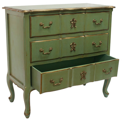 Marie Antoinette Gold Accent Chest of Drawers