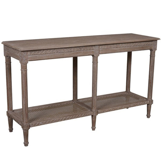Polo Long Classic Console w/Shelf Oak Wash | 140x40x80cmh