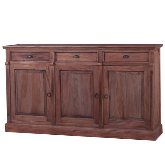 Brambles Country Cottage Sideboard Natural | 197x43x110cmh