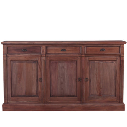 Brambles Country Cottage Sideboard Natural | 197x43x110cmh